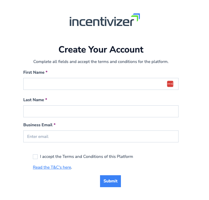 Register for the Incentive